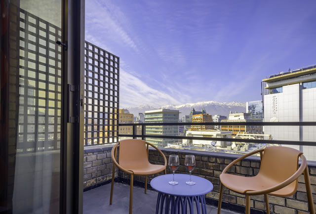 2 habitaciones rooftop Las Condes